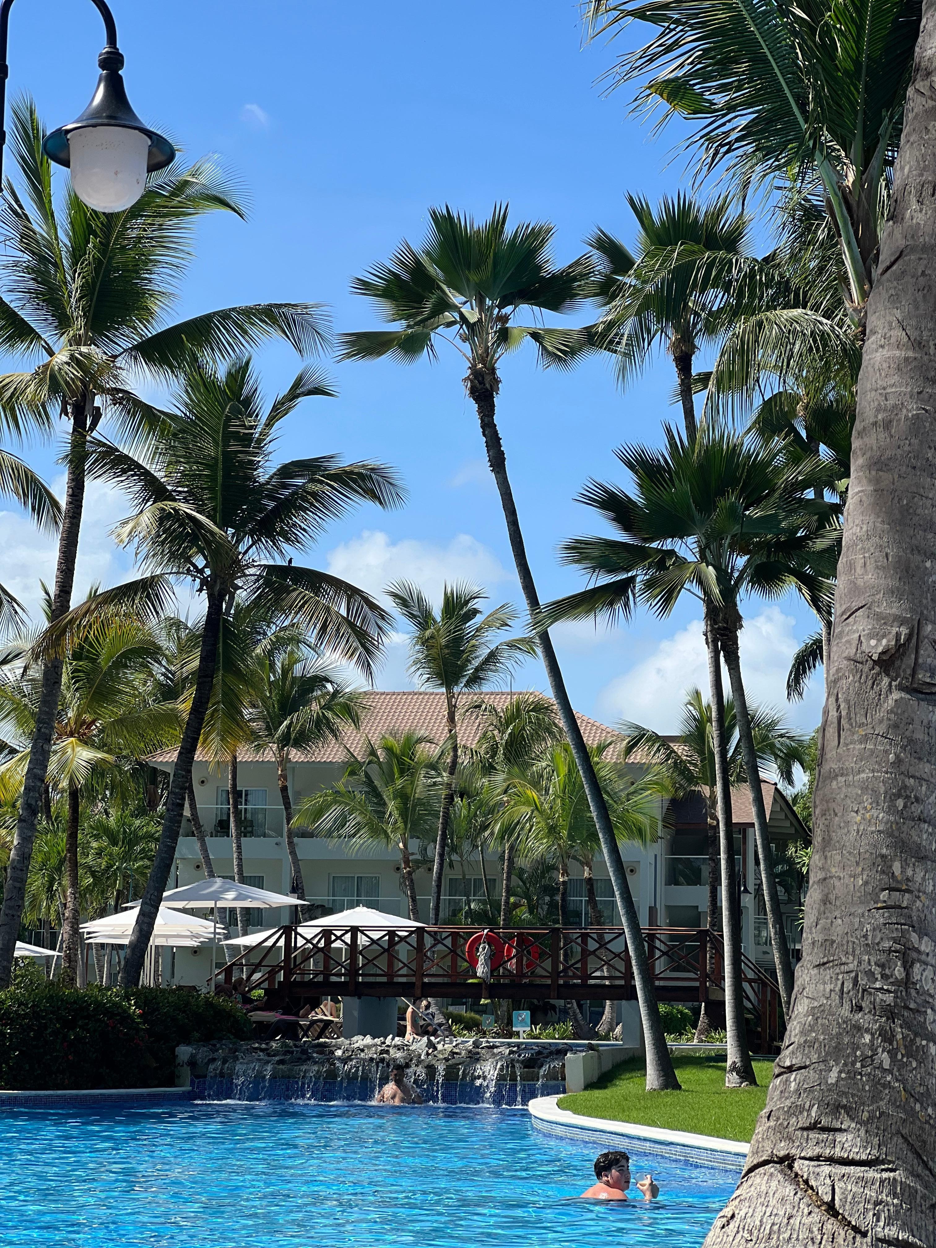 Pool was cleaned every morning.