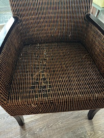 Dining room chairs were all like this.