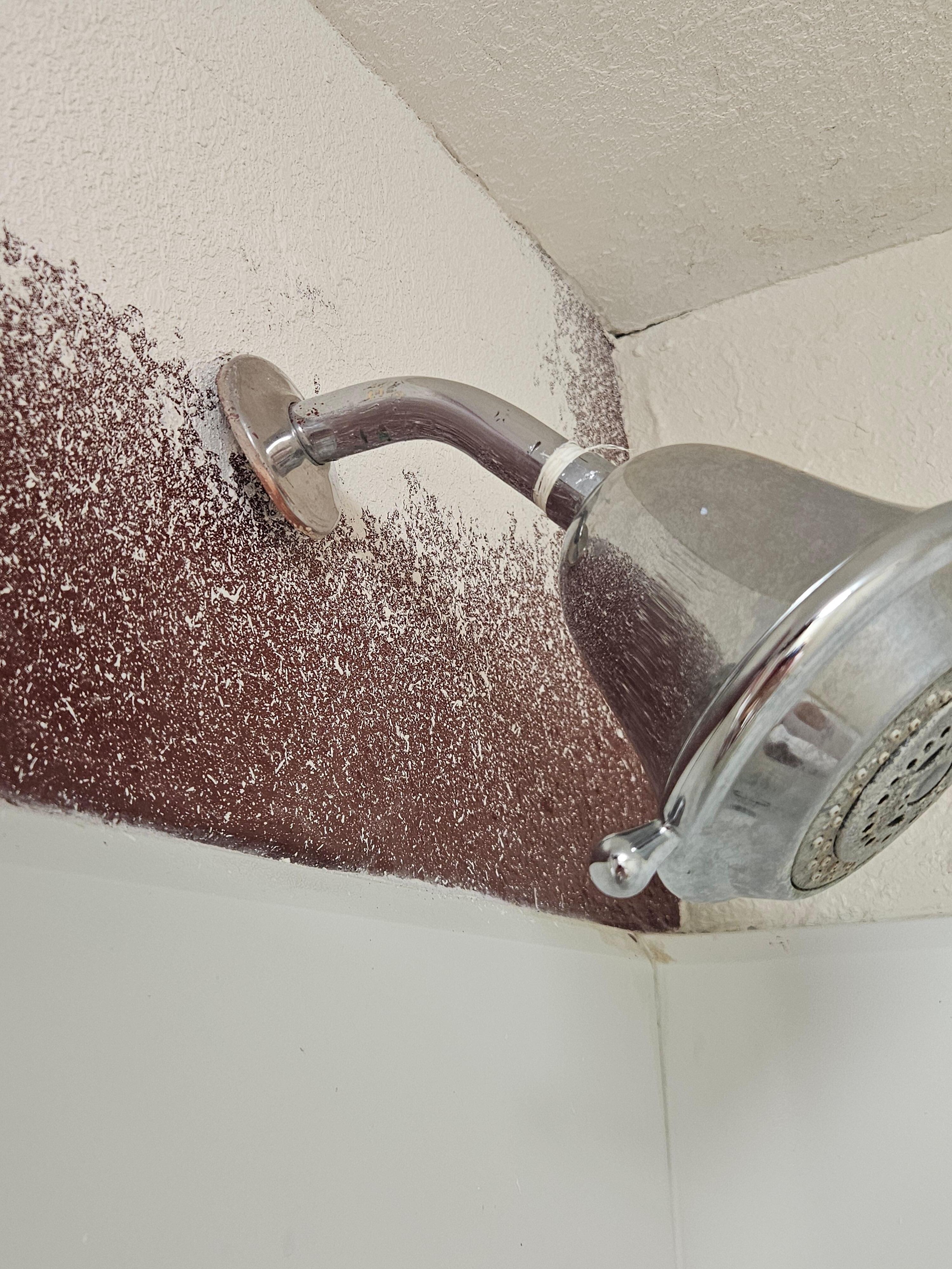 Shower fixture not attached
