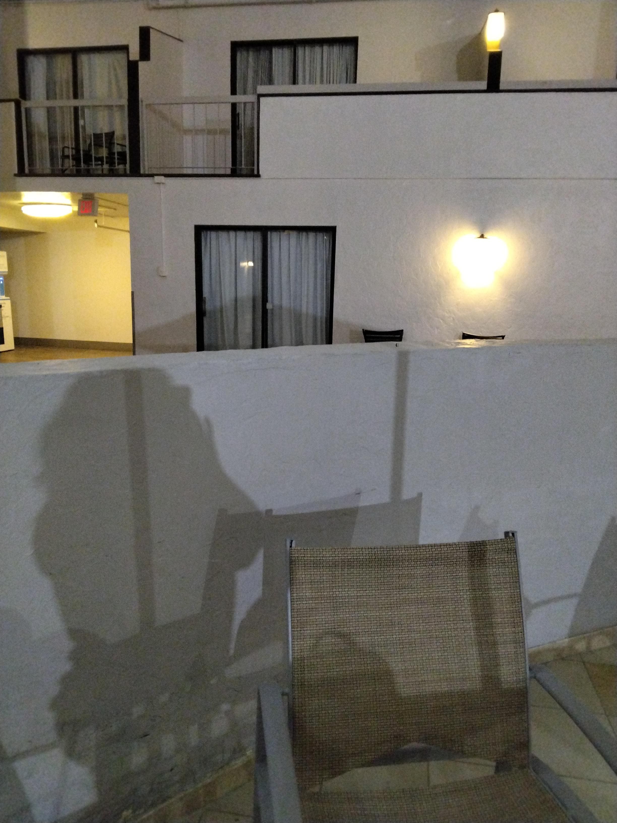 Our room from the pool. The pool right in our back door.