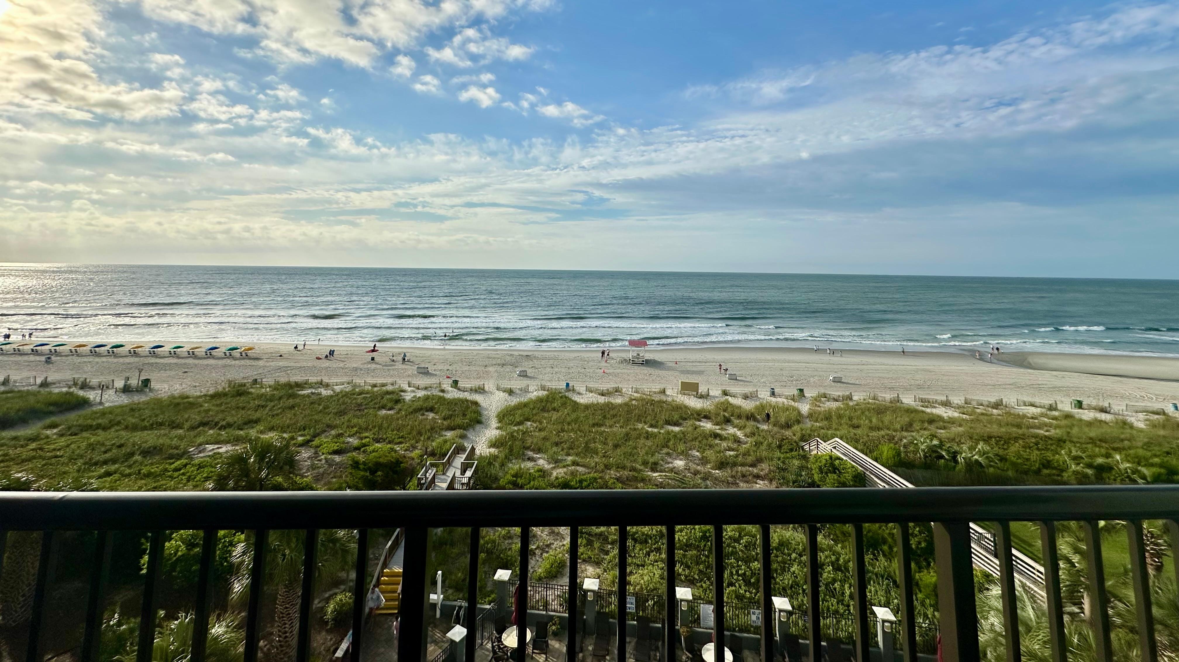 View from our balcony 