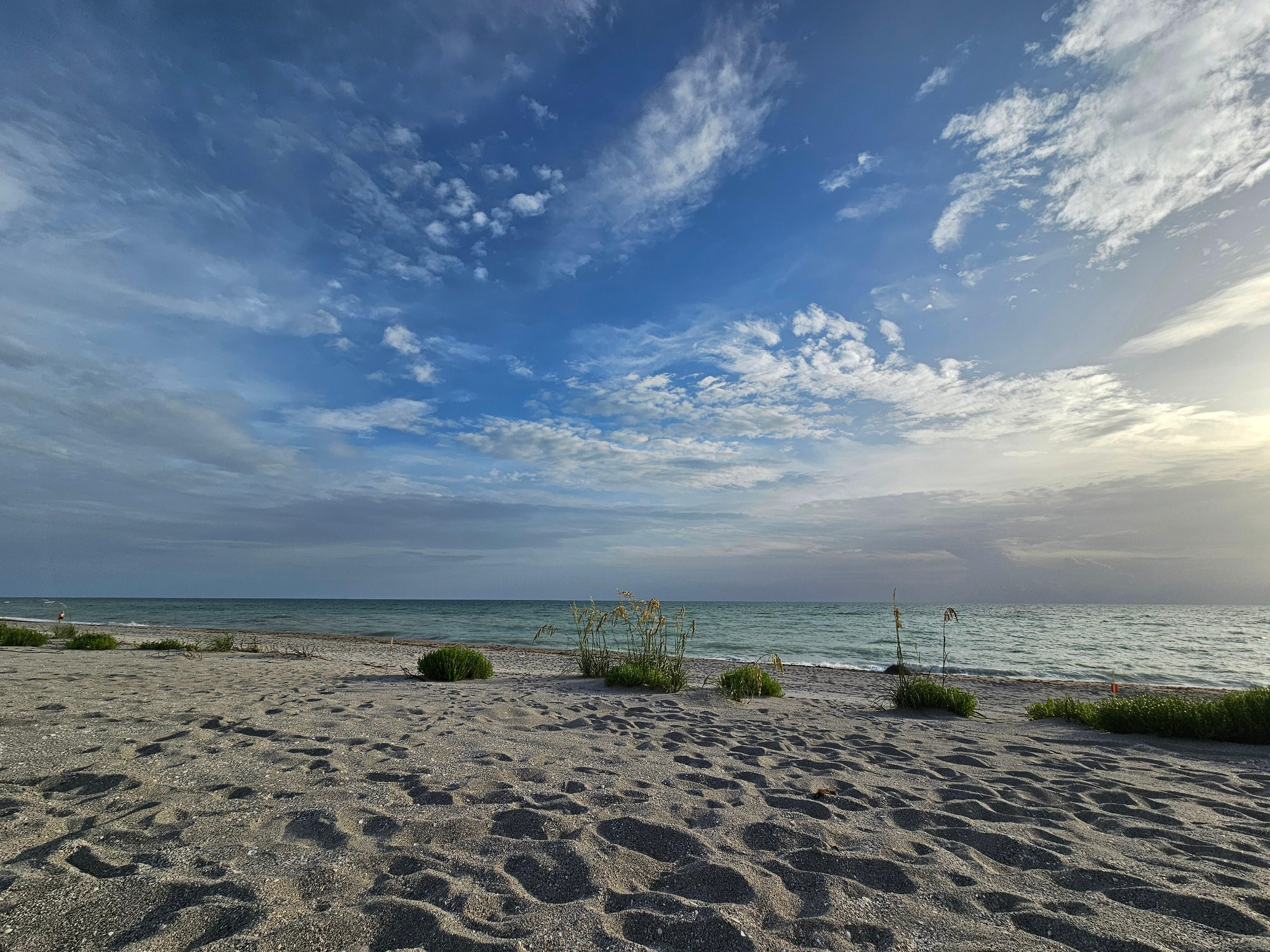 Private beach