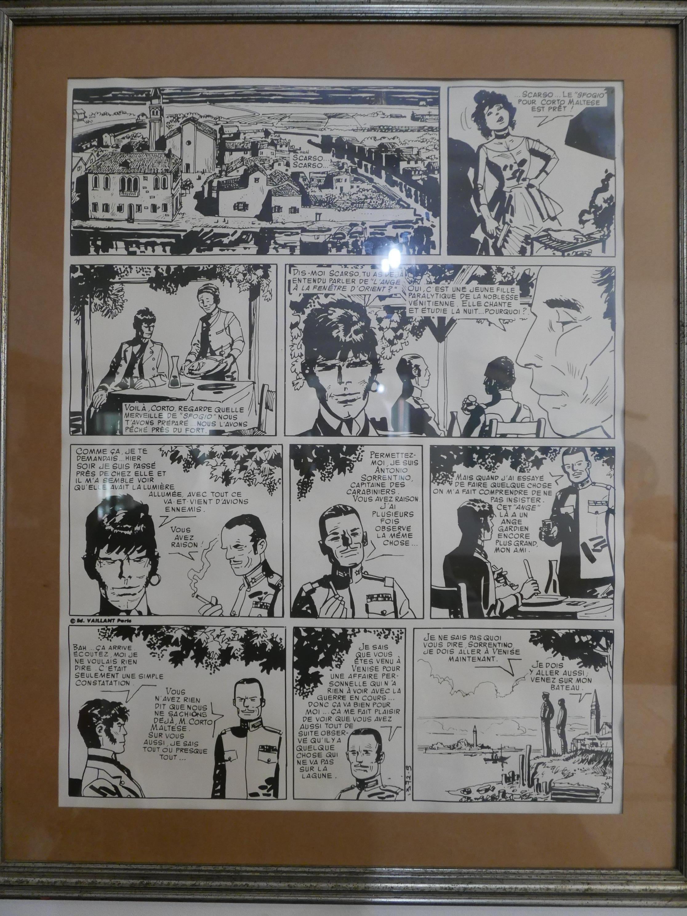 Corto Maltese originale Pratt Malamocco