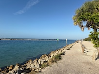 The Jetty is a 1 mile walk
