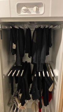 The equipment that keep all the gears dry