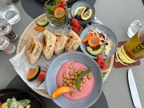 Humus y babaganush