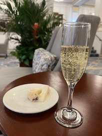 Thursday and Fridays Champagne and Cheese Reception