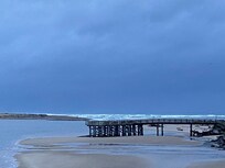 The pier view from the balcony