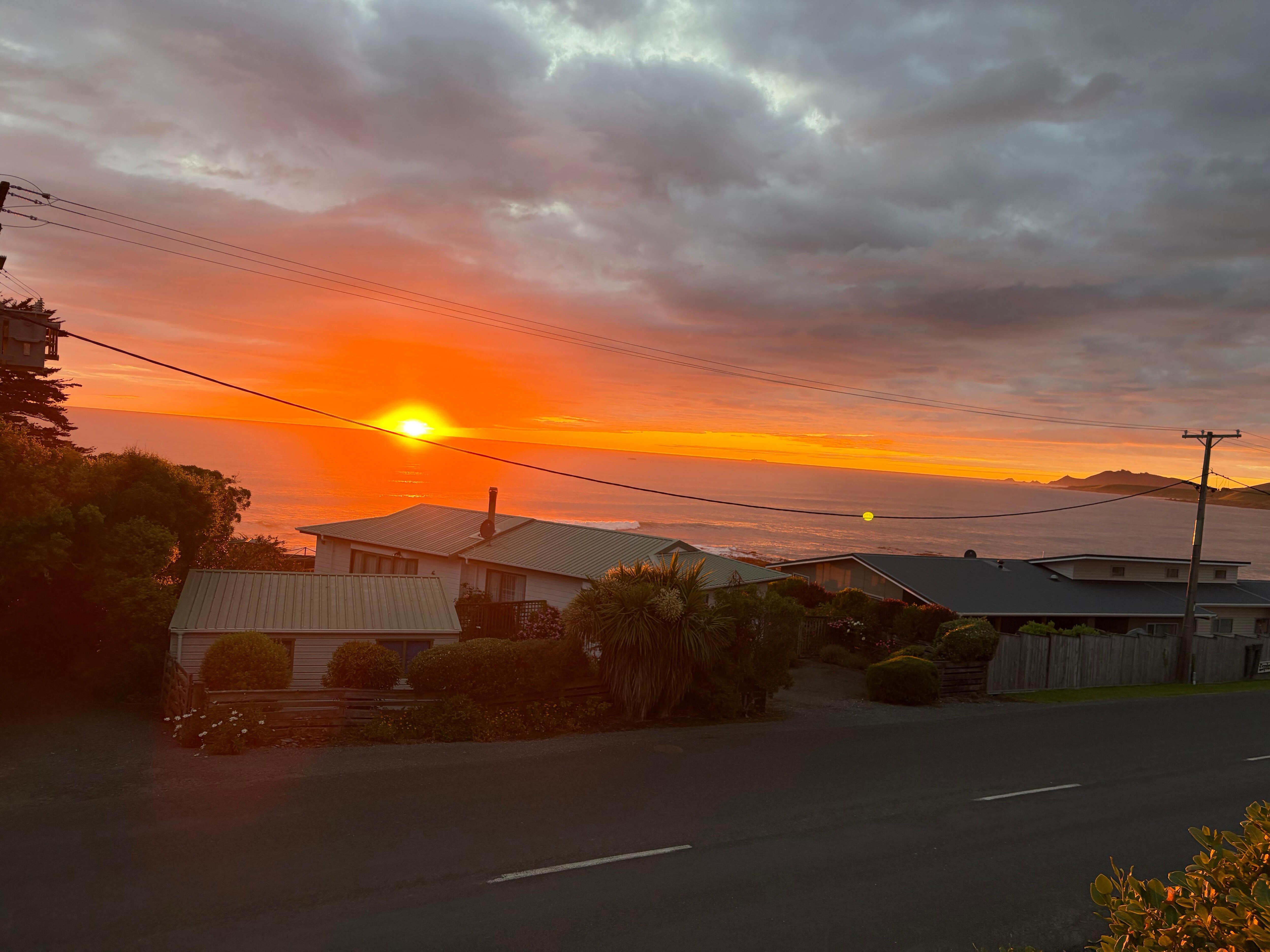 Sunrise 5:45am this morning 