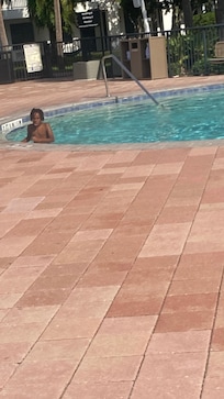 Grandson enjoying the pool!