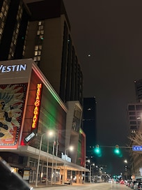 Pulling into the hotel