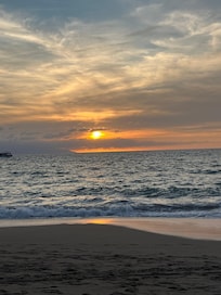 The sunset from balcony