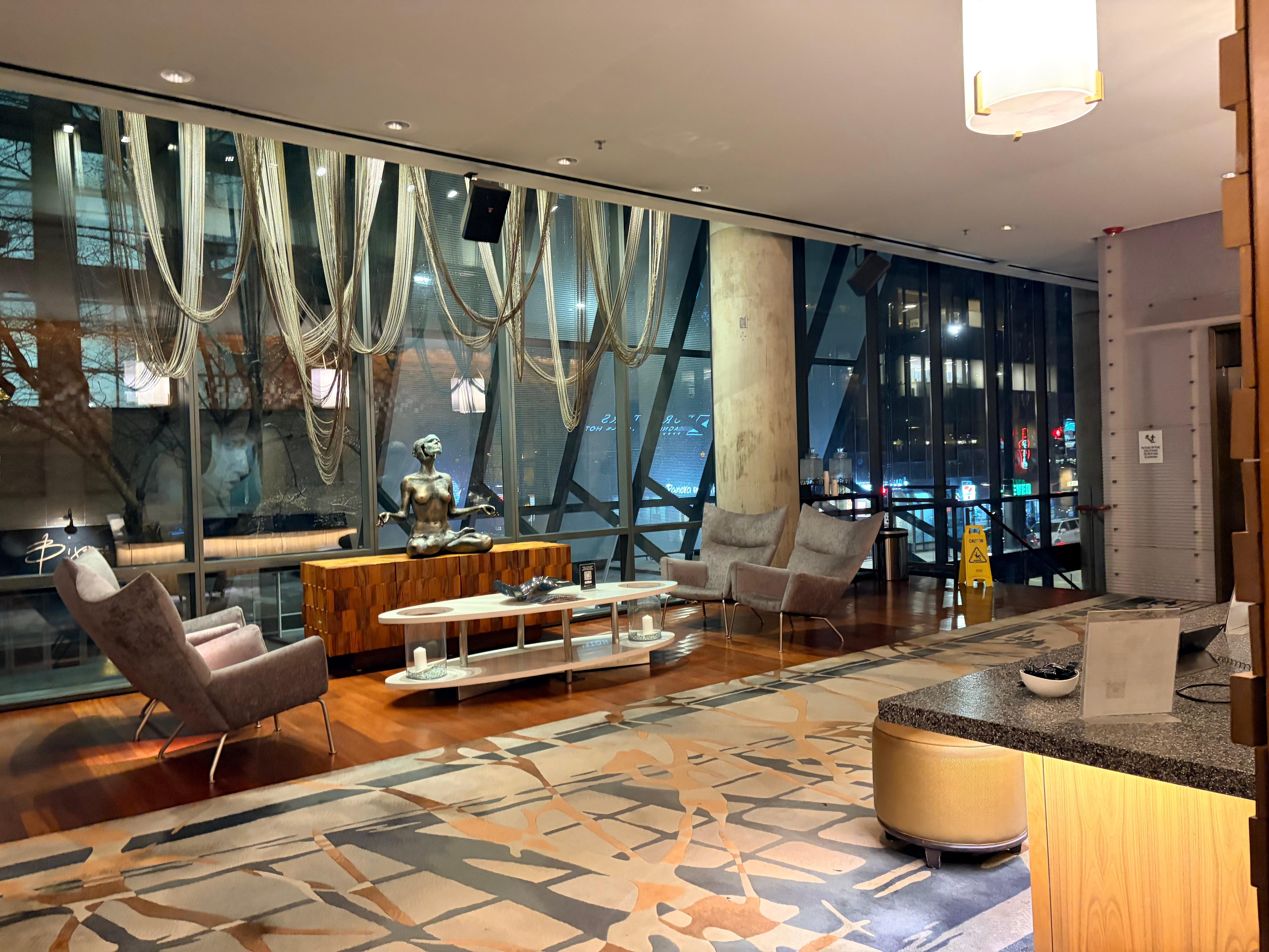 Lobby and reception area