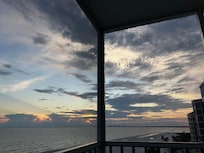 Sunset from condo