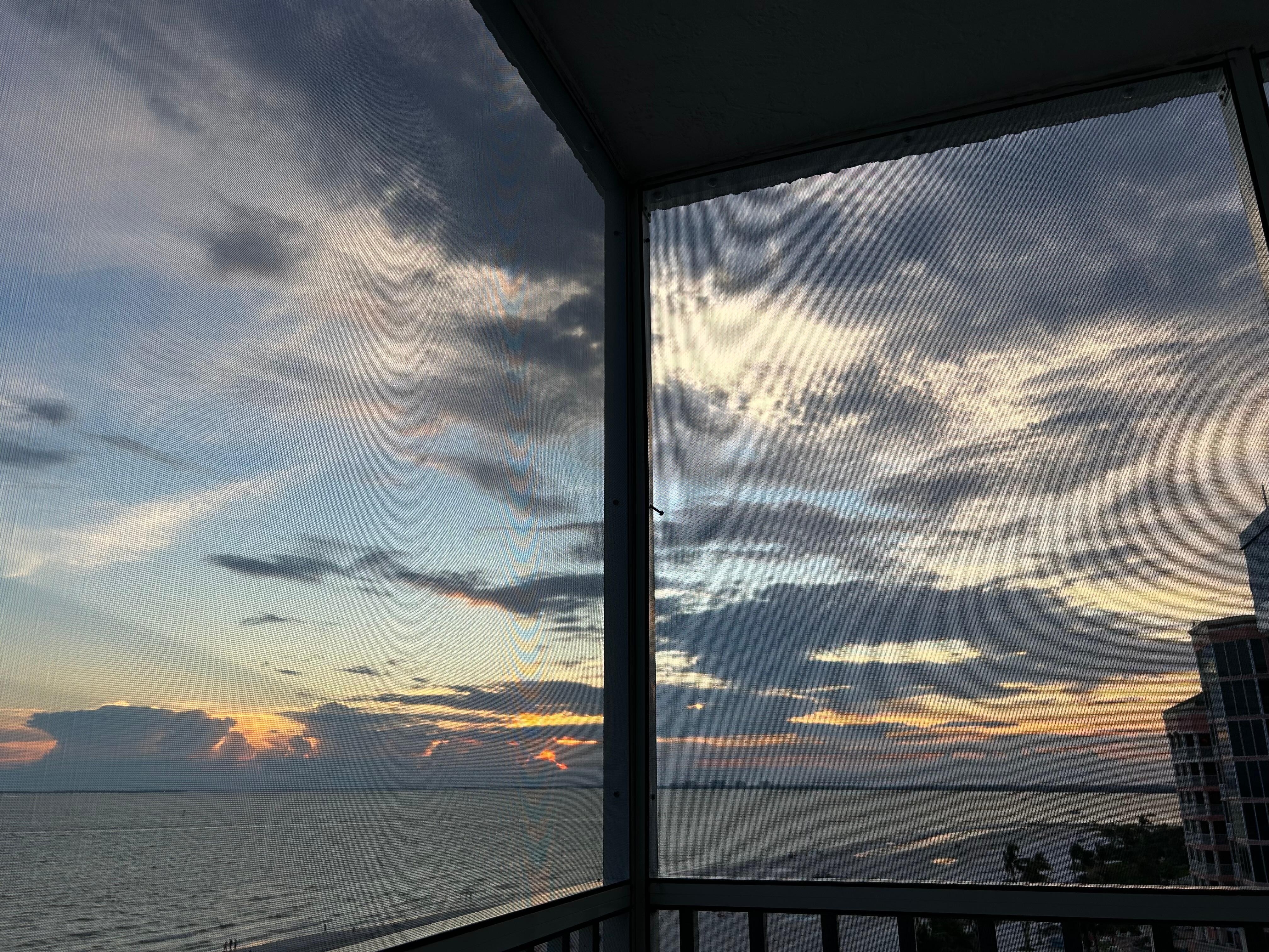 Sunset from condo