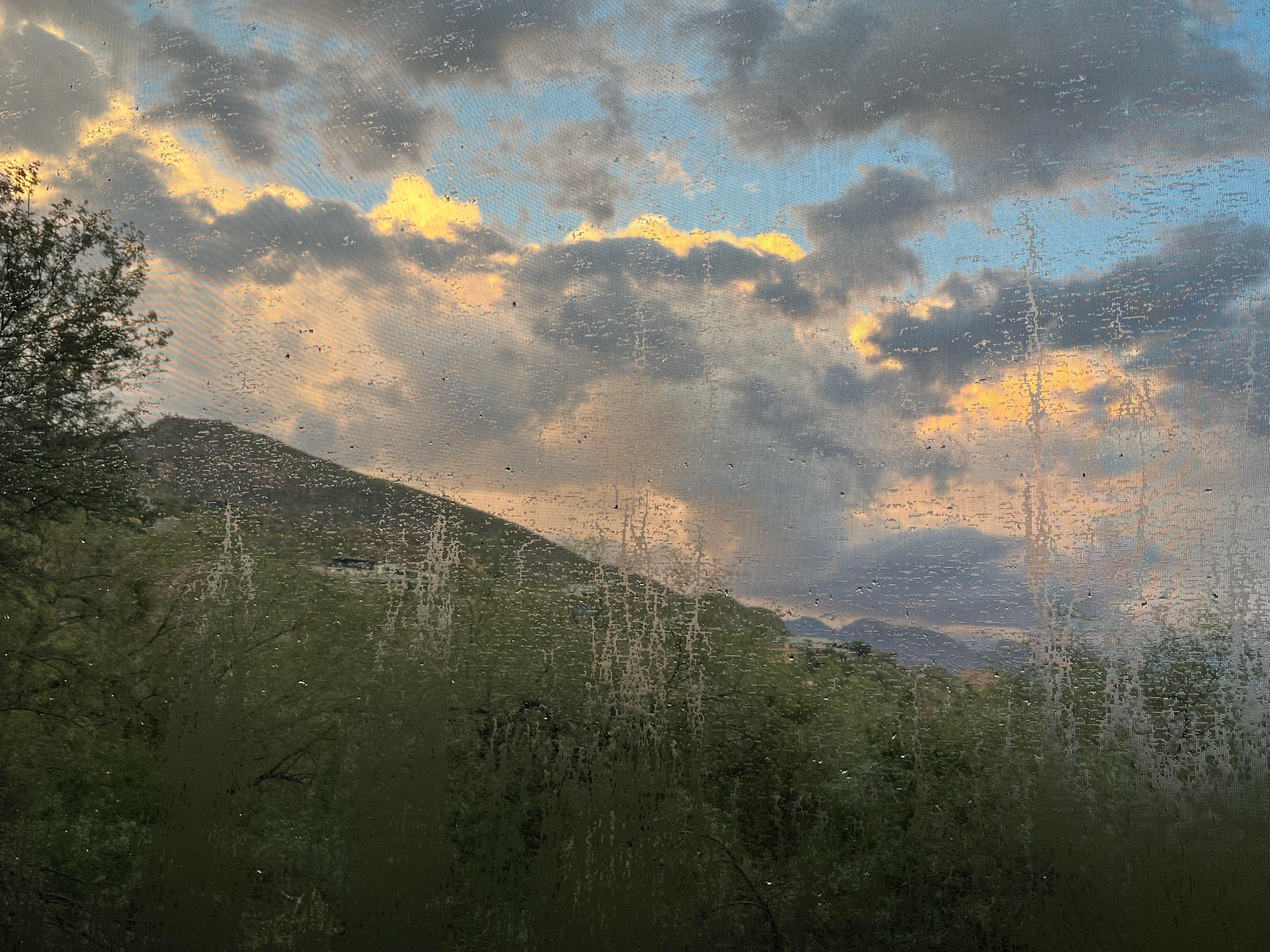 View from the porch after a big storm.