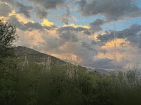View from the porch after a big storm.