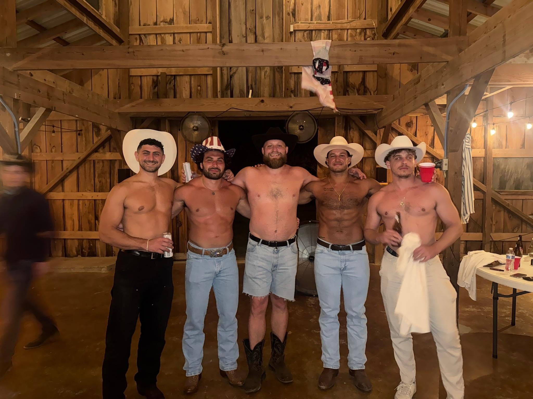 Western night in the dance hall