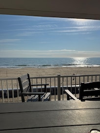 Beautiful view from our balcony.