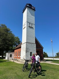 Bike riding at Presque Isle