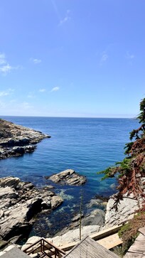 View from our bedroom’s balcony. Room five.