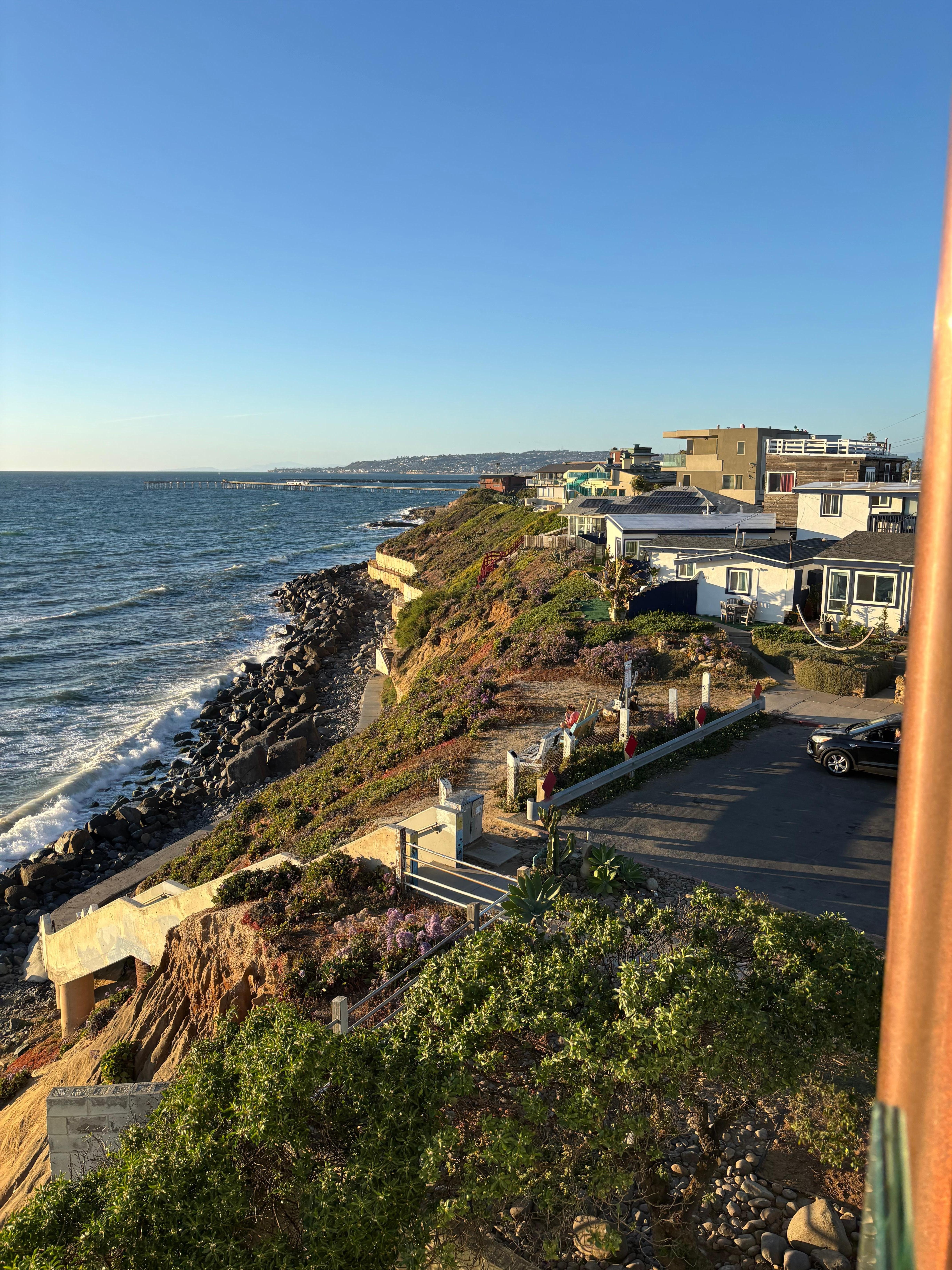 Out of one of the master bedroom windows looking to the right. 