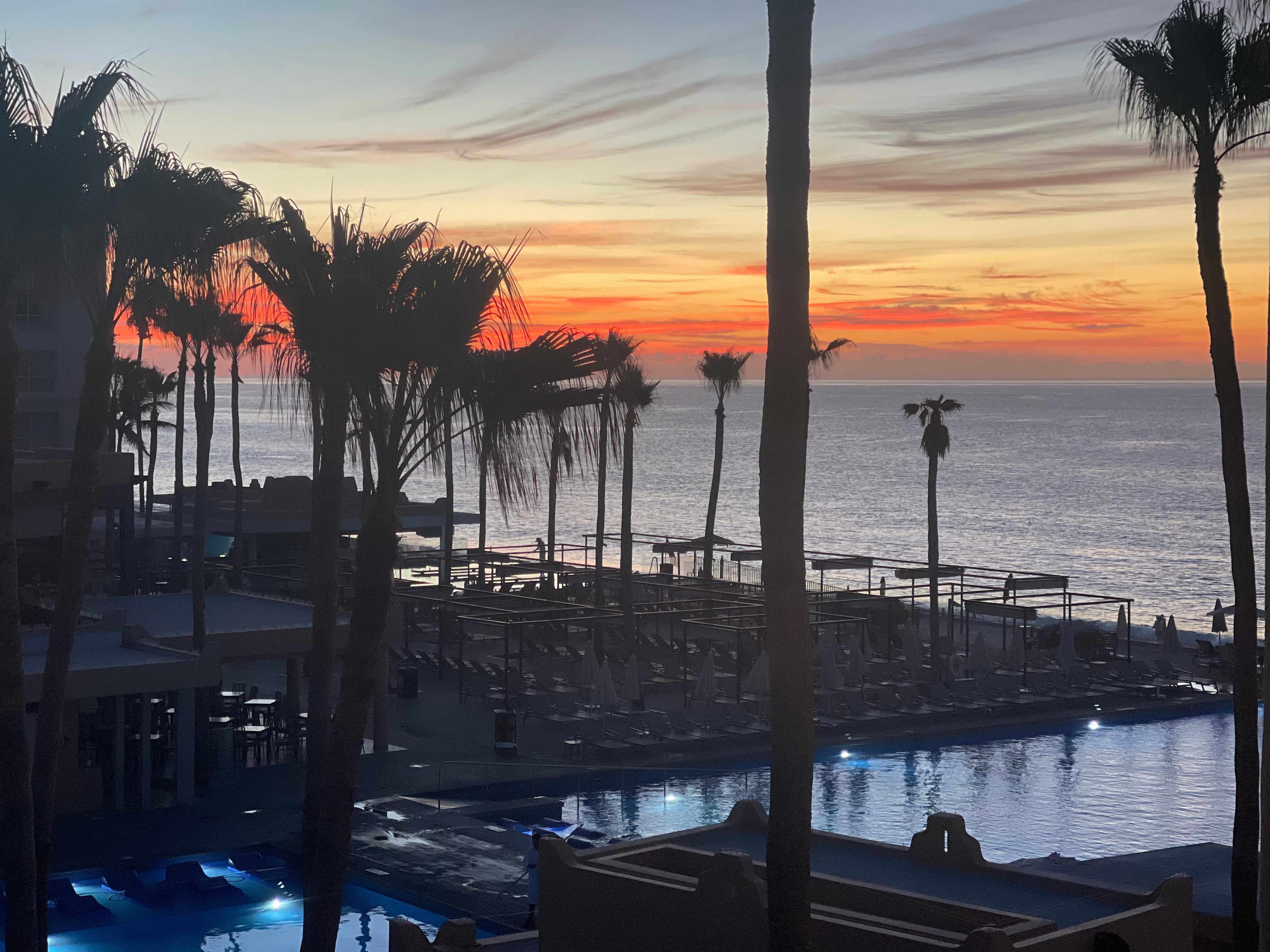 Morning sunrise from my room 