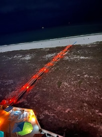 Boardwalk at night
