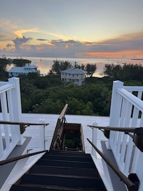 Sunset from the roof deck.