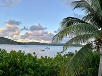 View of Coral Bay from the patio.