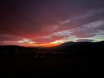 Only picture I took was of the sunrise from the side yard of the house. Beautiful!