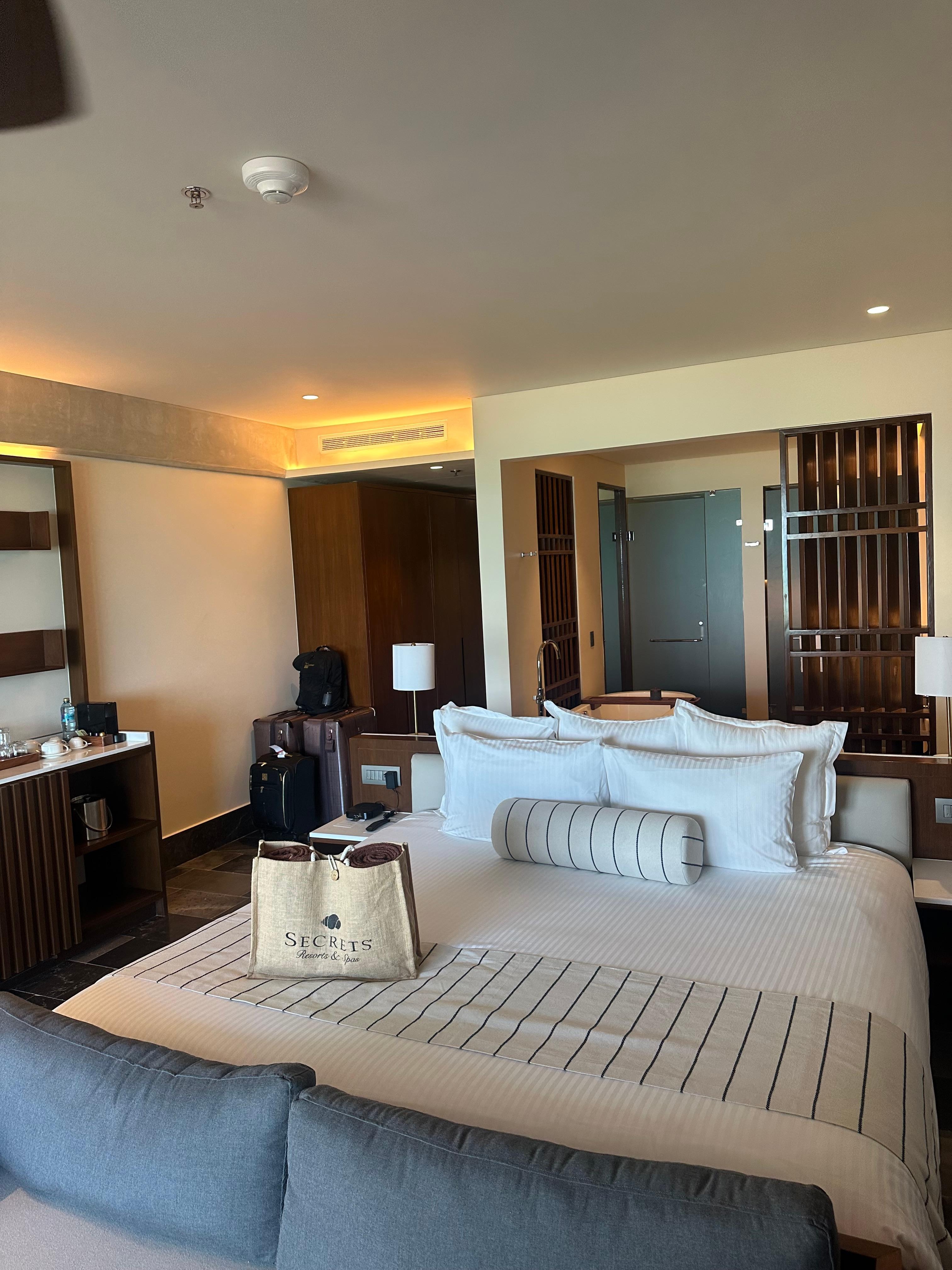 Preferred club ocean front bedroom. 