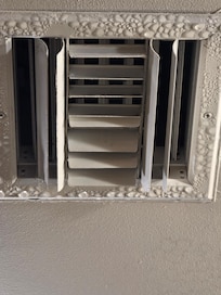 Condensation in master bathroom vent