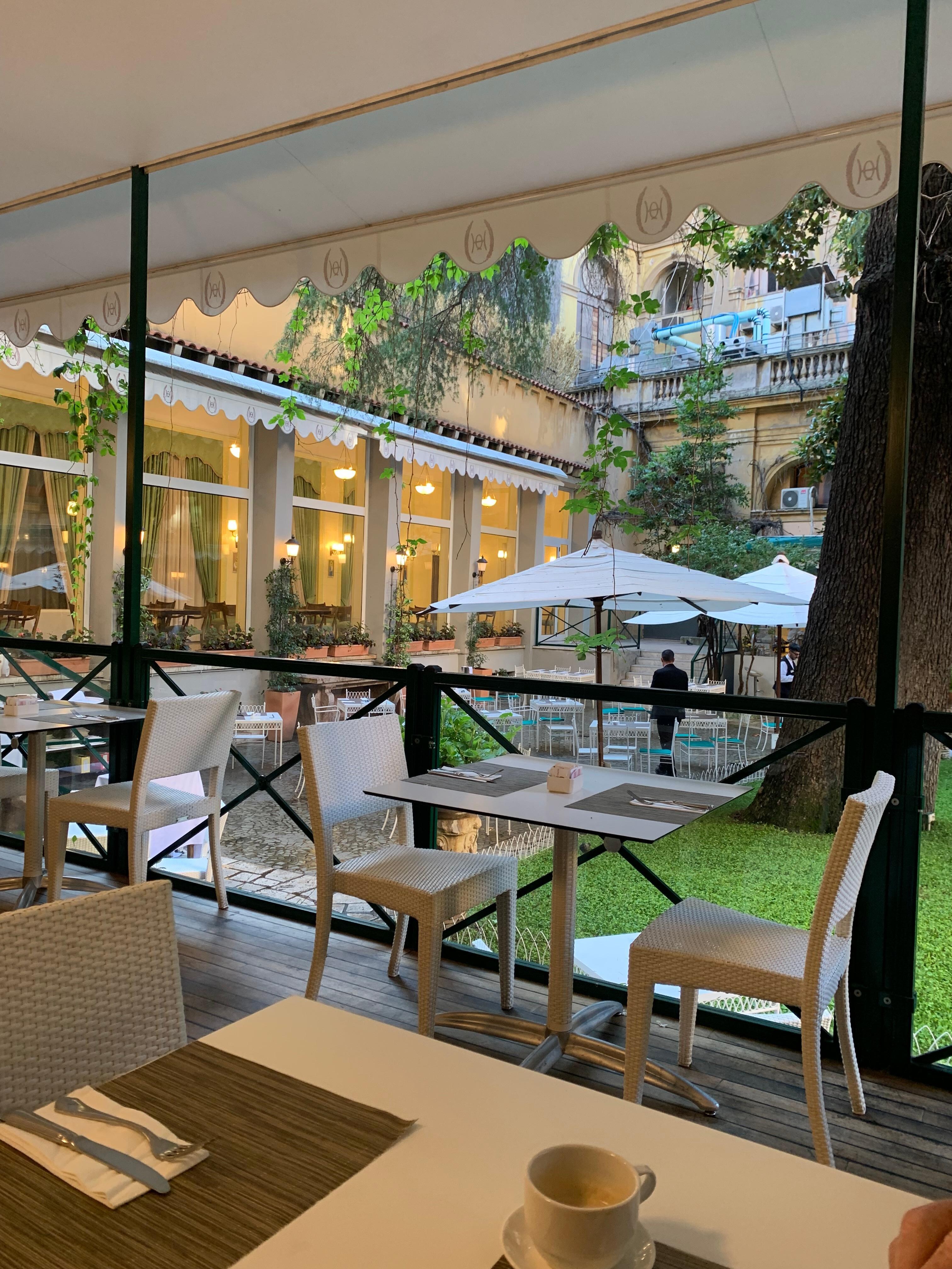 Beautiful gardens and terrace