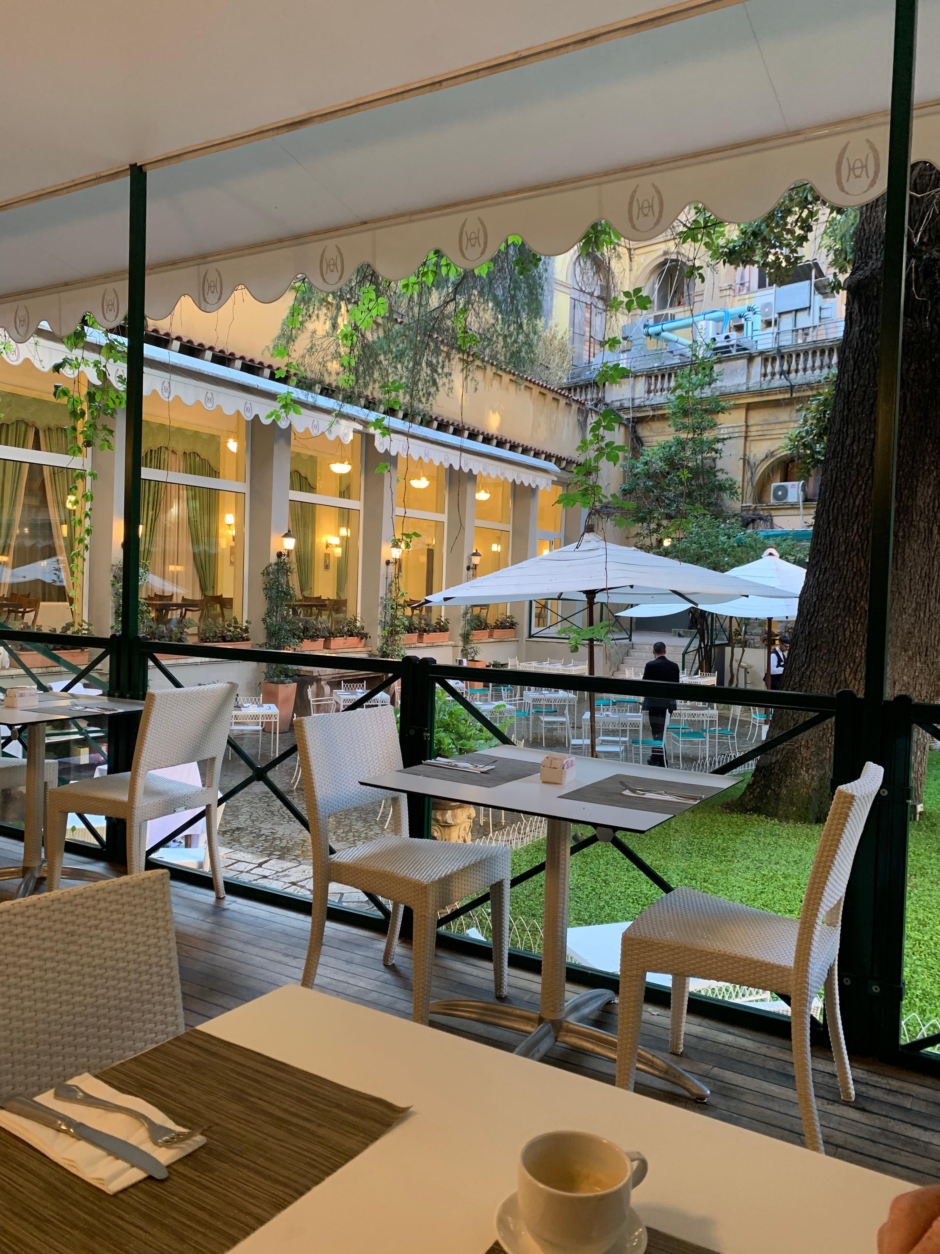 Beautiful gardens and terrace