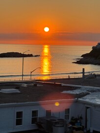 Sunrise from the room balcony.
