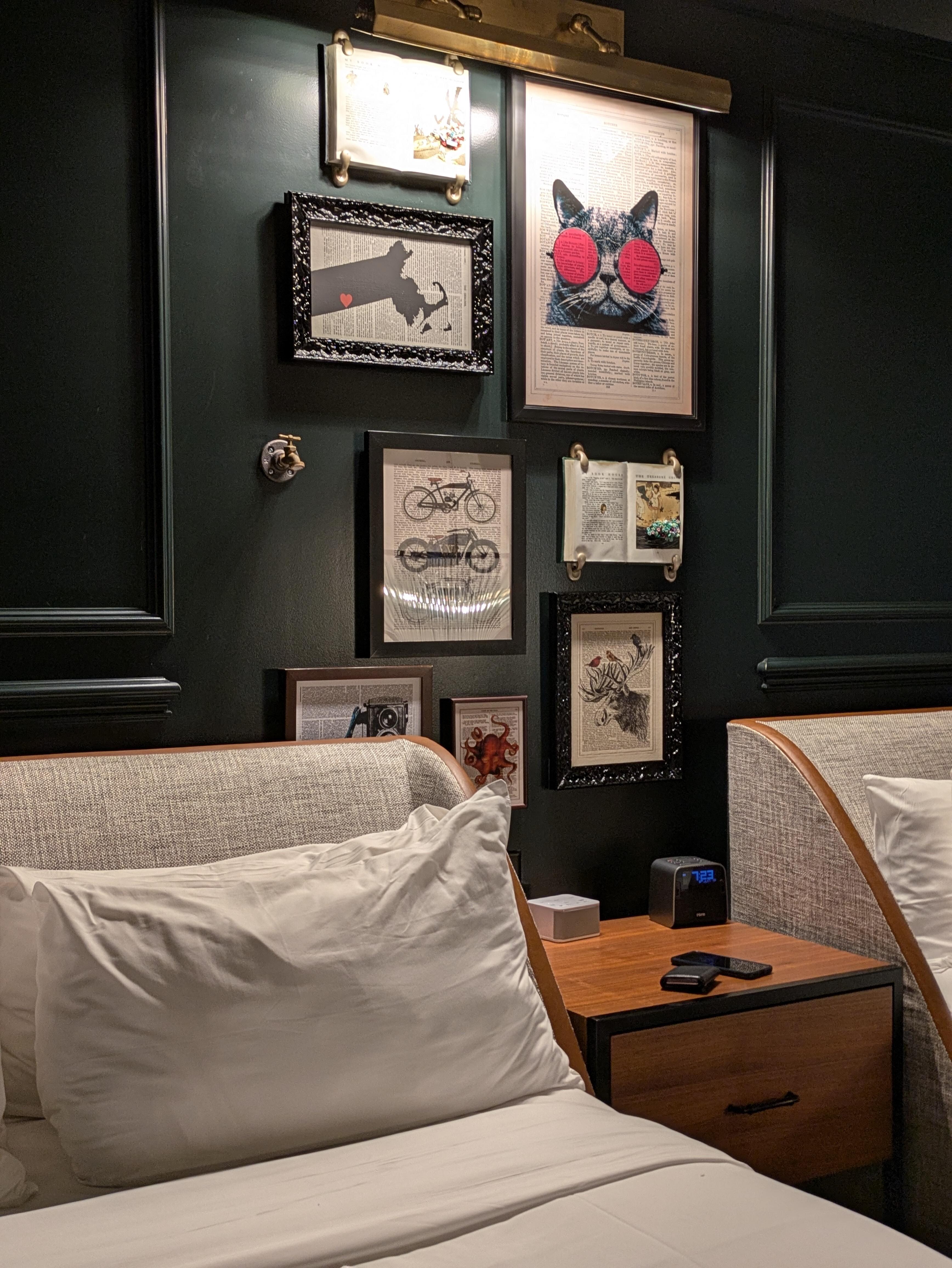 Artsy touches on paper-thin walls.