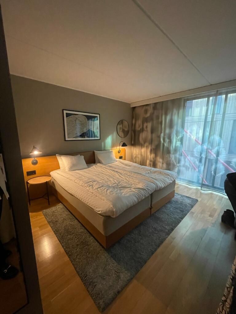 Very comfortable, very clean room.