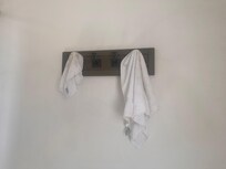 One towel and face cloth