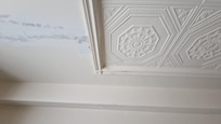 Damaged ceiling