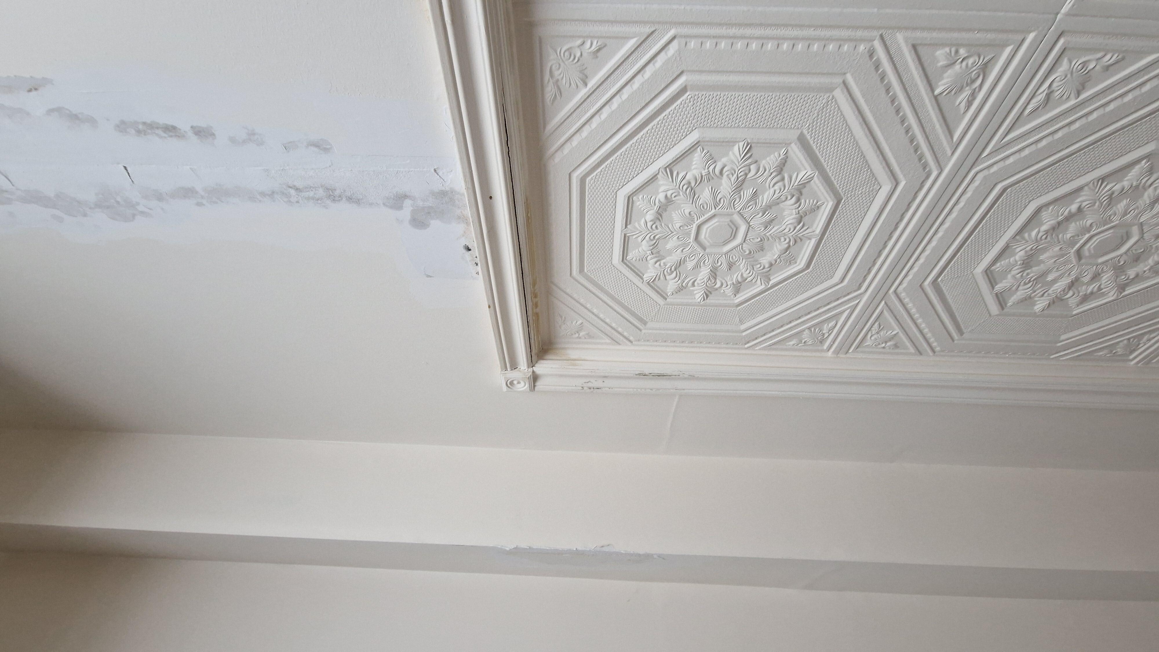 Damaged ceiling