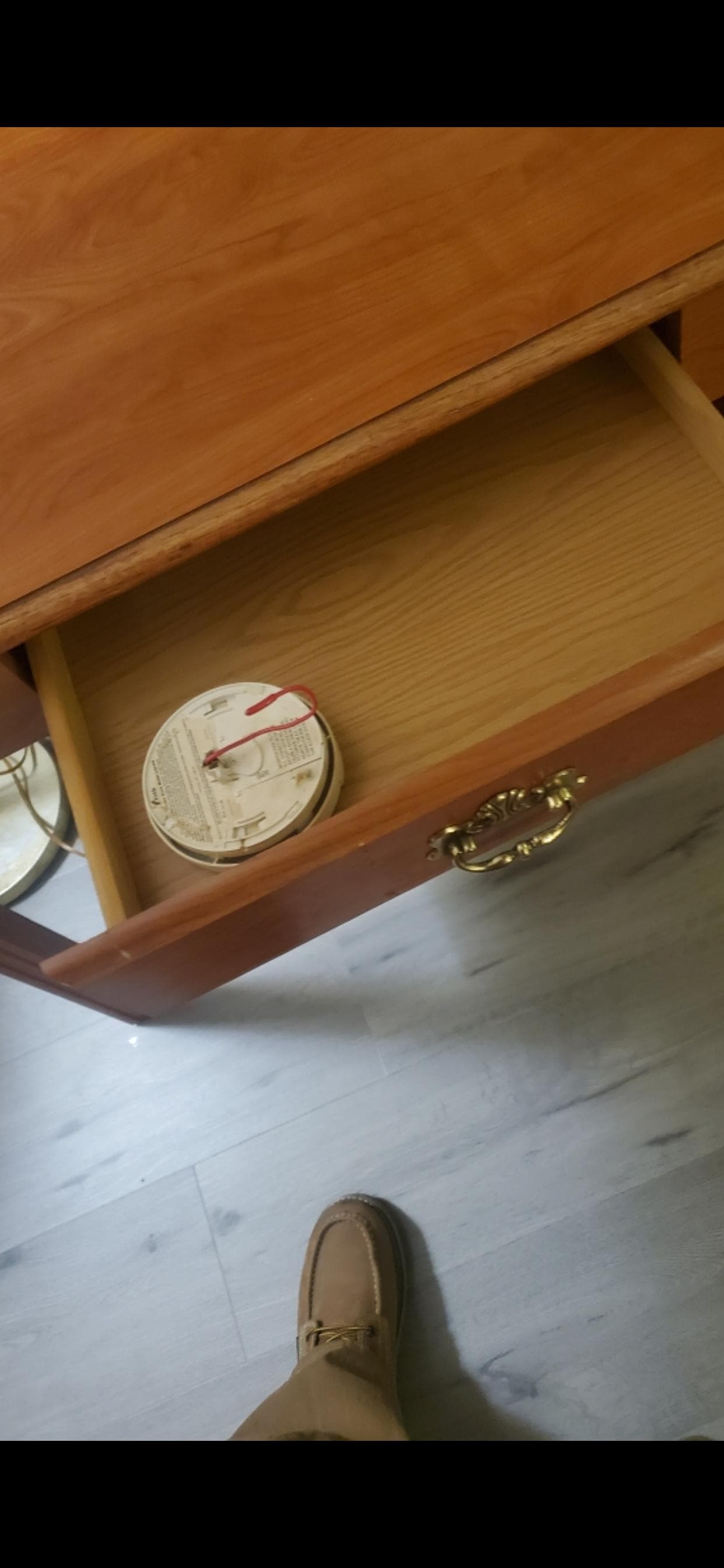 Unfunctioning smoke detector