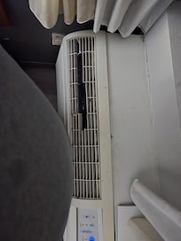 Broken and dirty ac unit