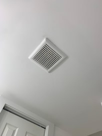 First floor bathroom ceiling exhaust fan not working.