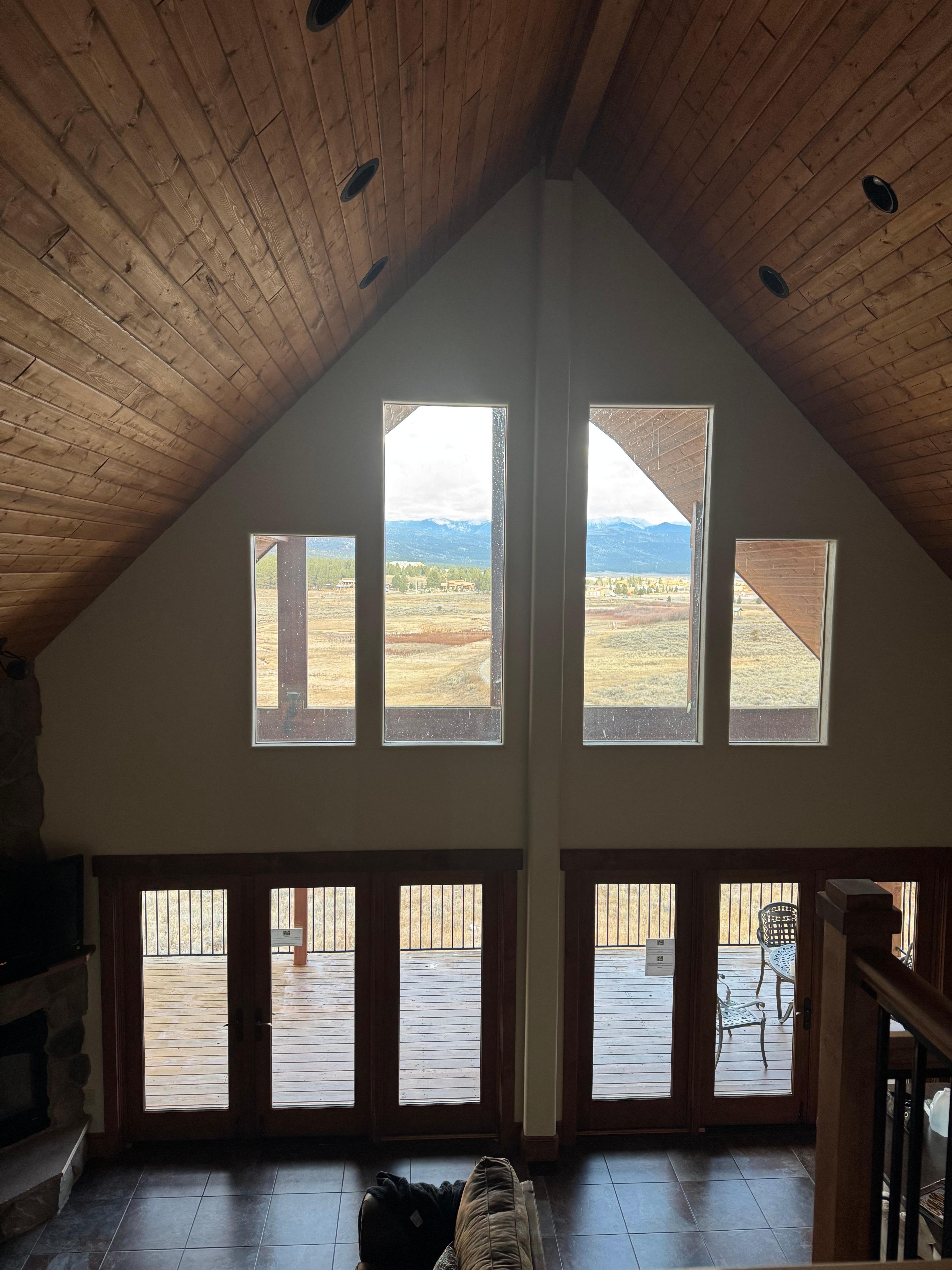 View from upstairs loft 