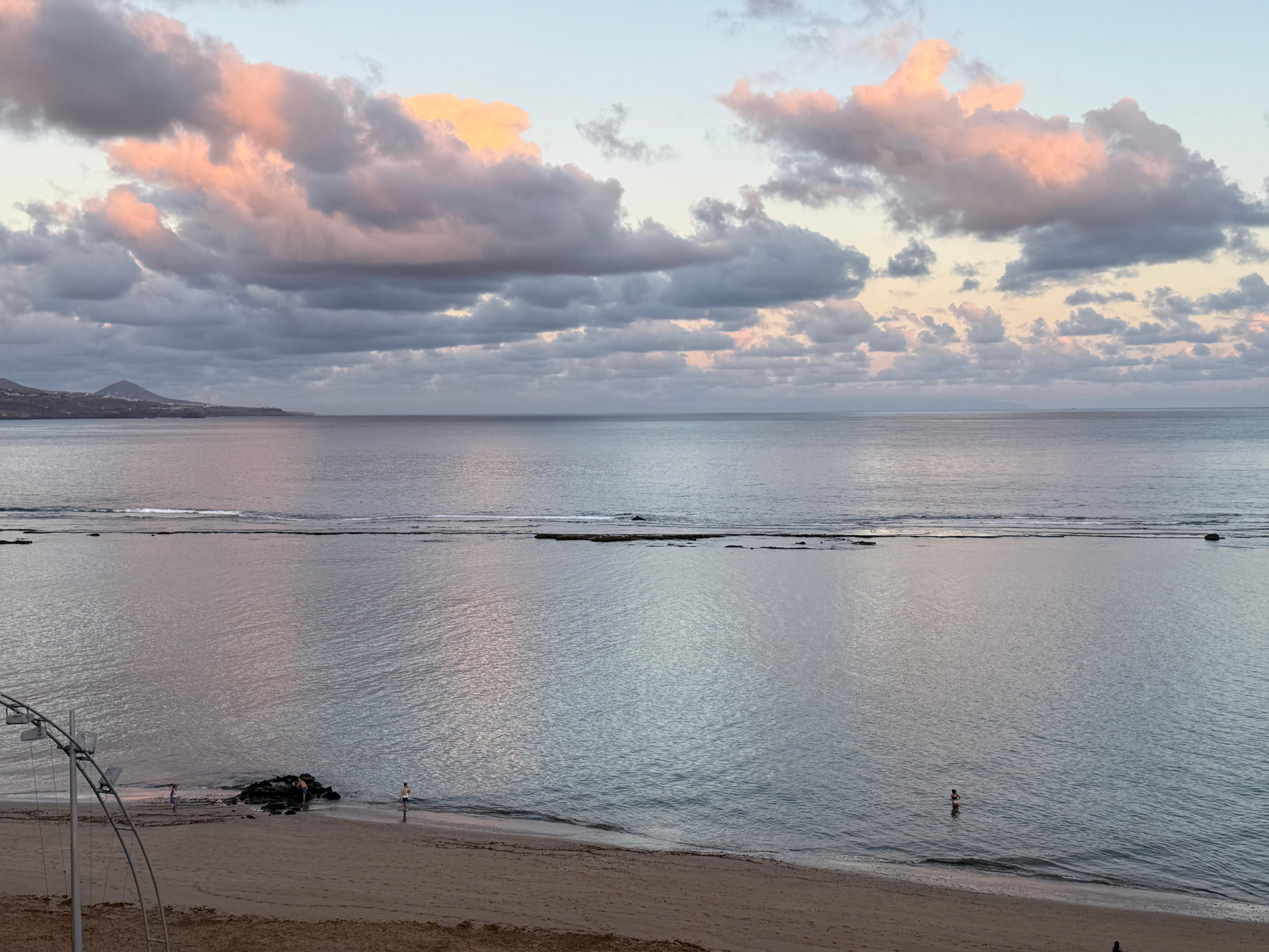 Blick vom Balkon, Morgenstimmung