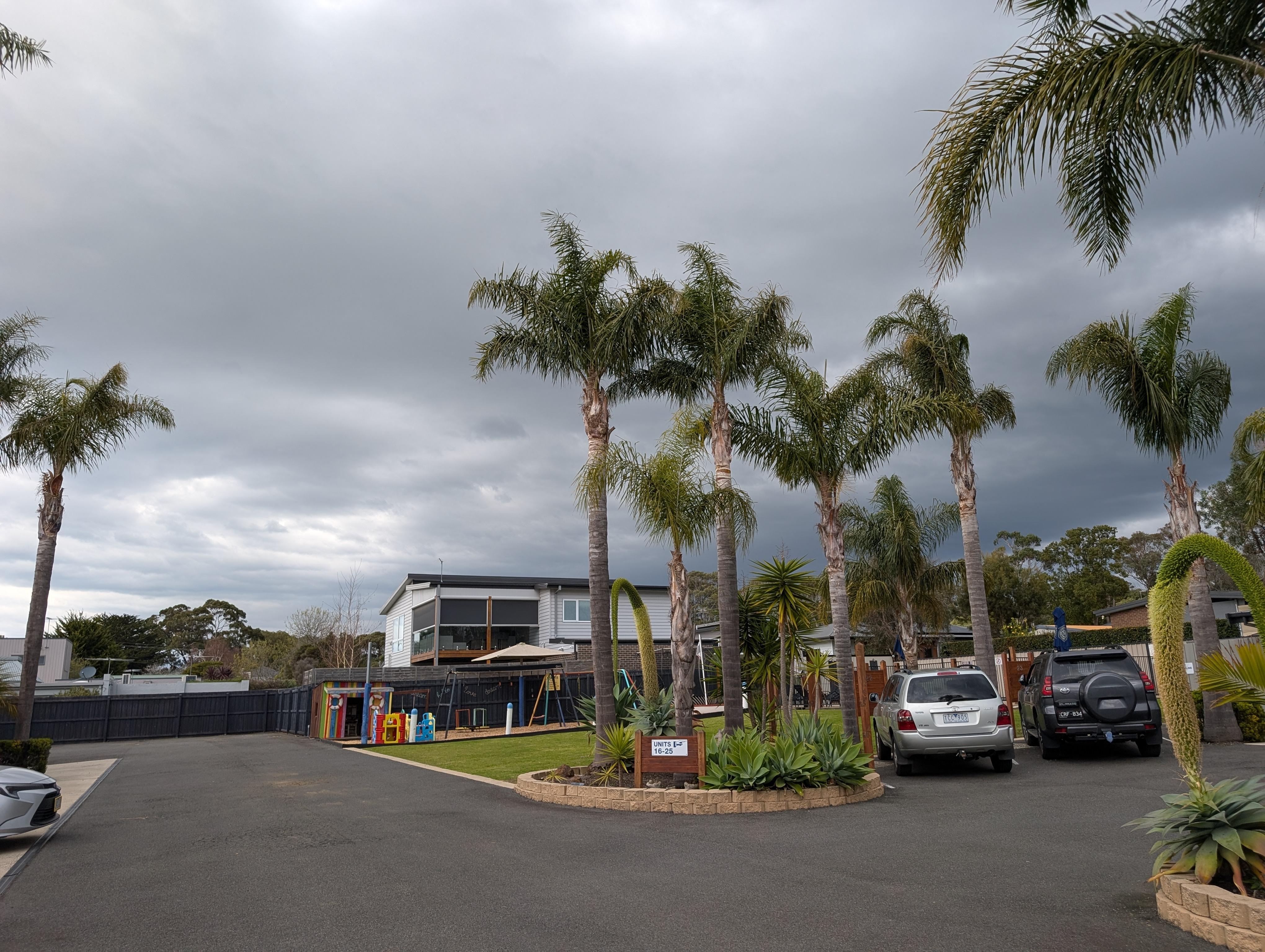 Has a nice playground and ample parking. 