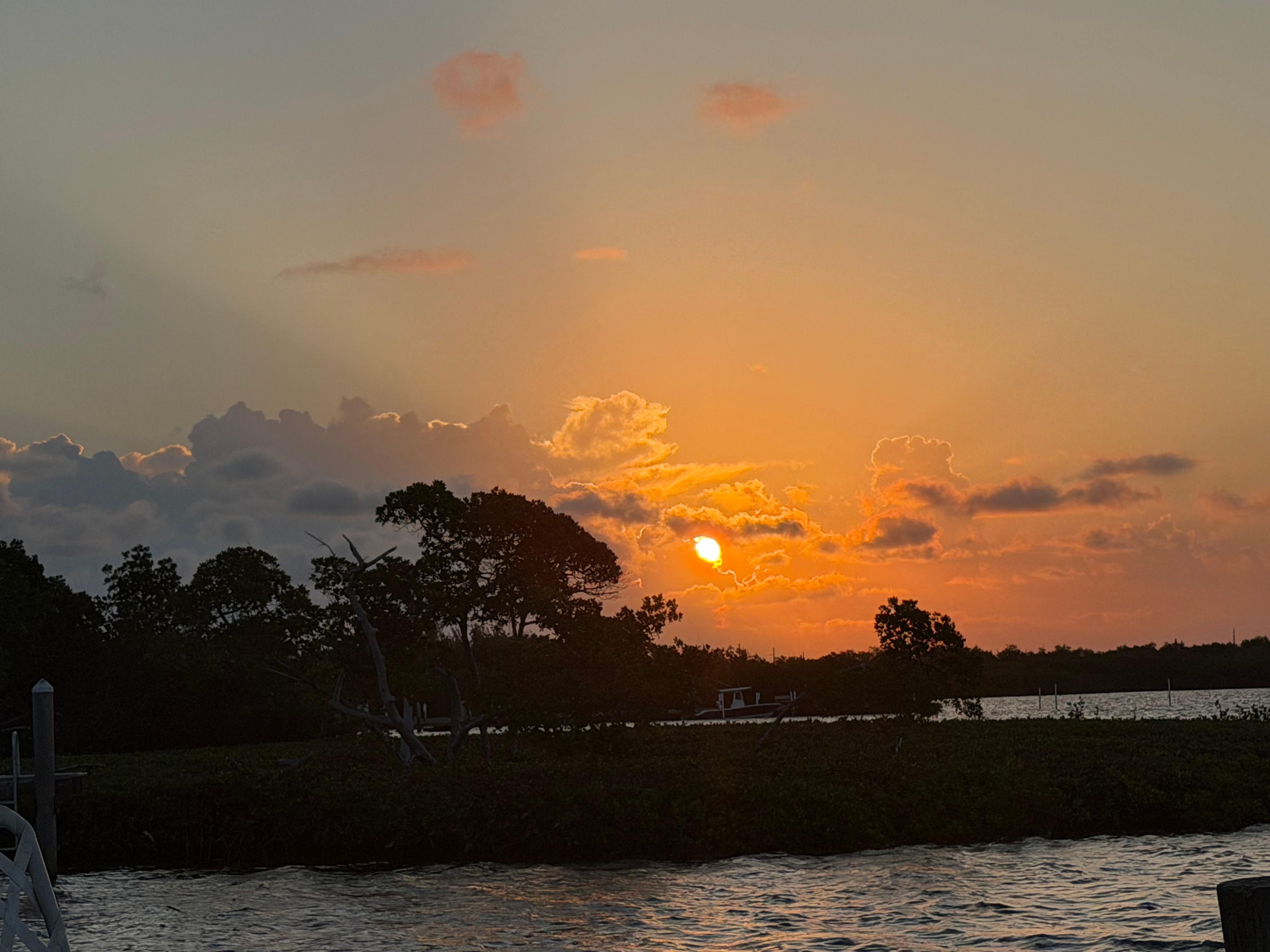 Sunrise on the pier 