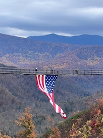 Weather you decide to enjoy the cabin for the week away or get into Gaitlinburg, the location is wonderful