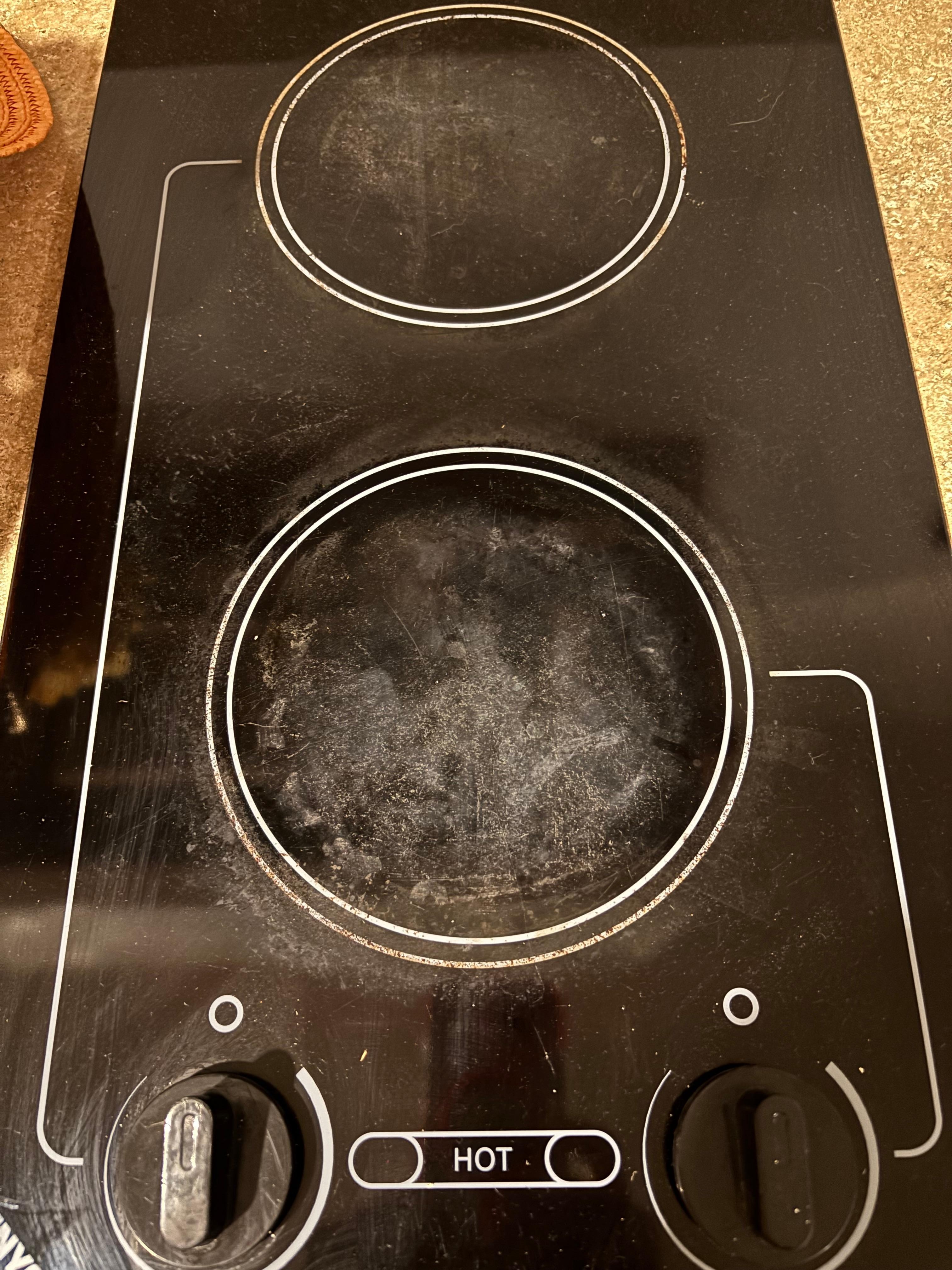 Filthy stove top